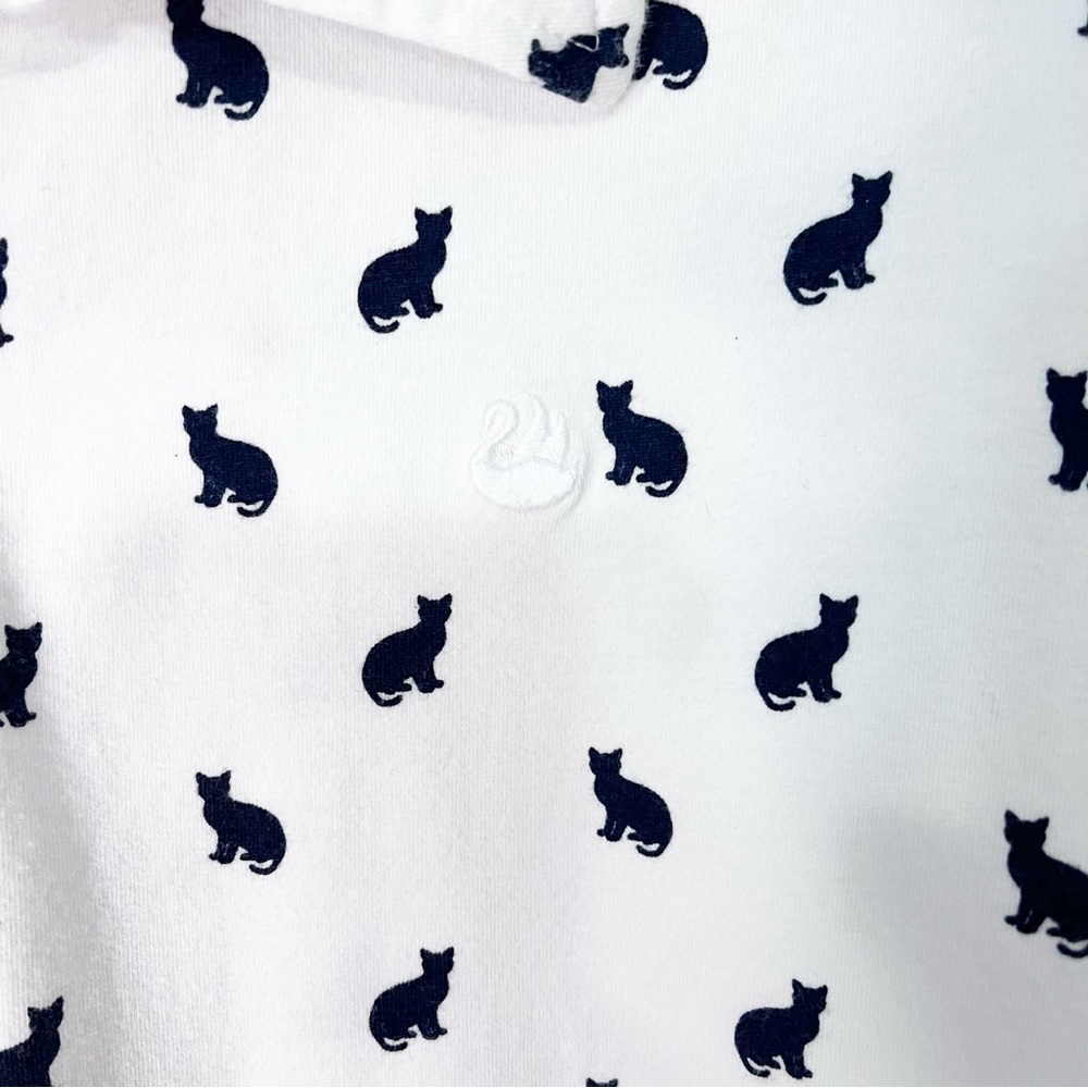 Gloria Vanderbilt Black Cat Polo Shirt - Picture 7 of 7